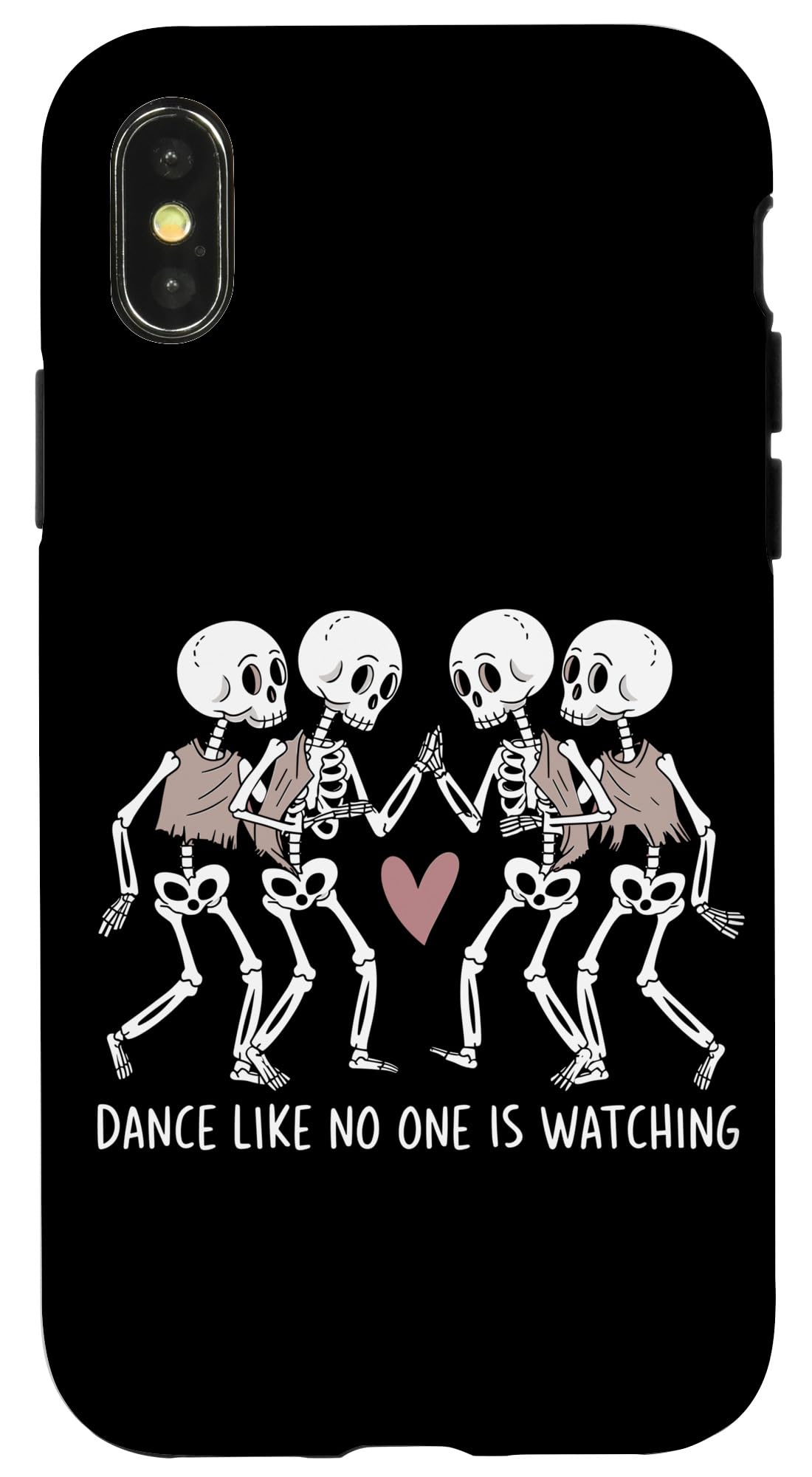 iPhone X/XS Funny Dancing Skeletons Case
