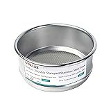LVDALAB 304 Stainless Steel Mesh Lab Sieve, 20 Mesh