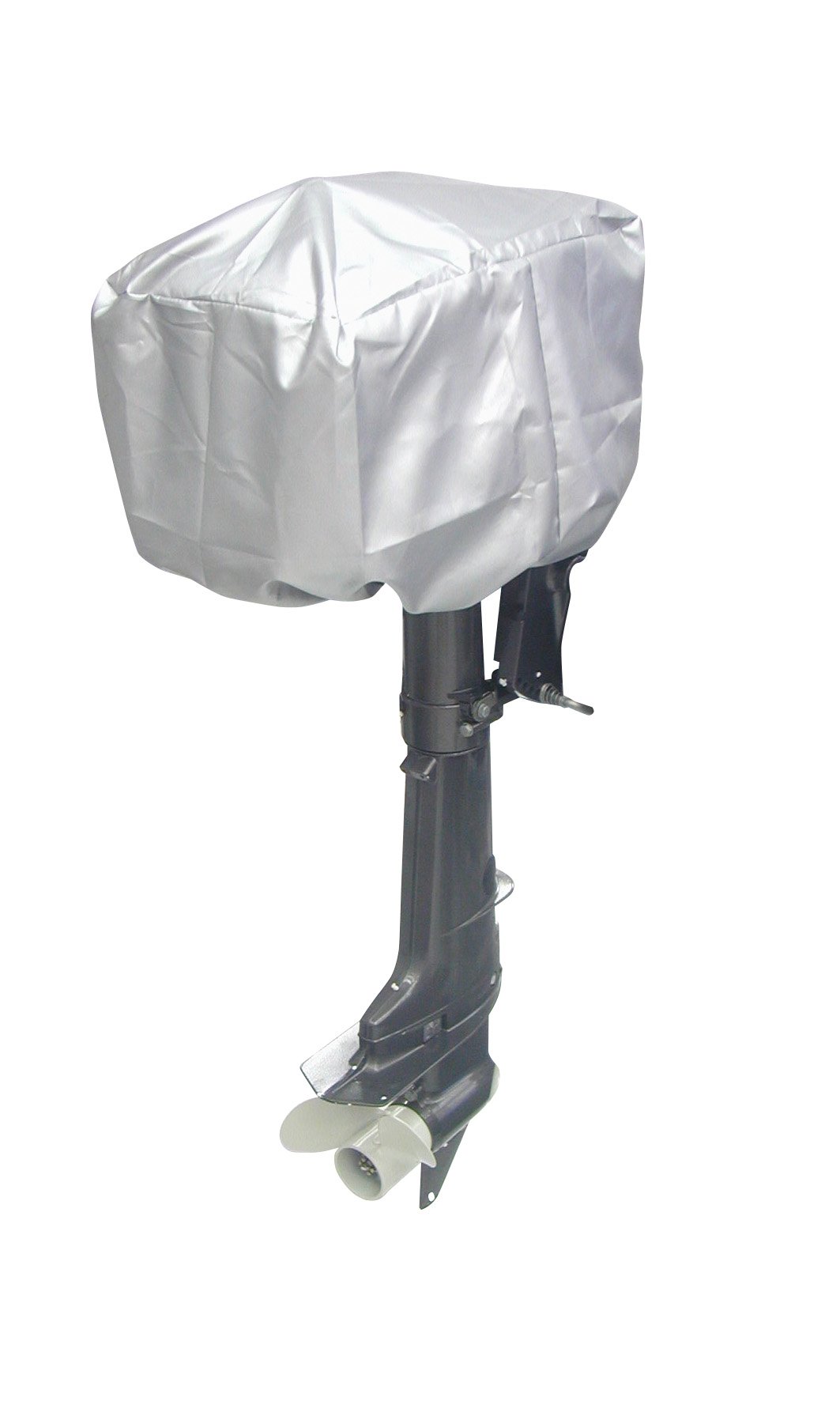 Lalizas Durable PVC Engine Cover, Size 1, silver, 2-5 HP, 15.7" x 9.8" x 12.6"