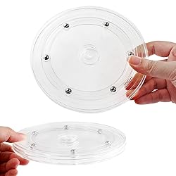 Murtenze 2Pcs 6 Inch Acrylic Turntable