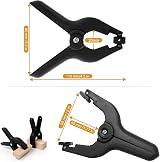 Coideal 6 Pack Nylon Spring Clamps 4.5 Inch Large Heavy Duty Backdrop Clips view 6