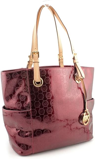 burgundy mk purse