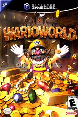 PALOMA NIEVES Gamecube CGC Huge Poster - Wario World BOX ART - Nintendo GC - NGC067 (24" X 36")
