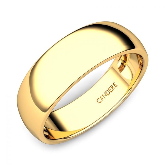 Buy Candere By Kalyan Jewellers 22KT Yellow Gold Ring for Men at Amazon.in