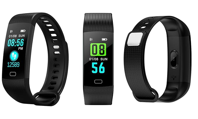 MMTEK-NP 38 Pulsera Actividad con Pulsómetro Mujer Hombre, Monitor ...