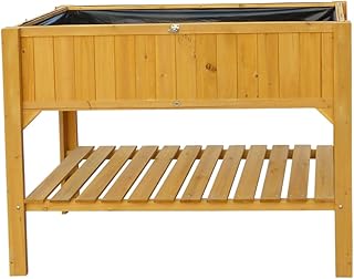 Habau 2854 Hochbeet mit Ablage, 119 x 57 x 90 cm