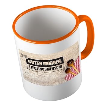 Guten Morgen Lieblingsmensch 2 Lustige Tasse