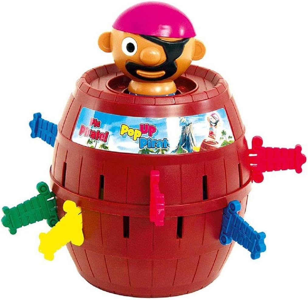 Emob® Crazy Spin Press Pop Up Pirate Thrilling Game Toy for Kids