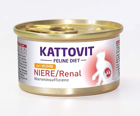 Kattovit Katzenfutter Low Protein Huhn 85 g, 24er Pack (24 x 85 g)