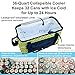 Picnic at Ascot Travel Cooler with Wheels- 64 Can Capacity- Collapsible Leakproof Cooler- Designed & Quality Approved in the USA