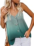 BLENCOT Women Cute Tie Dye Sleeveless Shirts