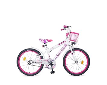 Orbis 20 Zoll Kinder Fahrrad MÄDCHENRAD MÄDCHENFAHRRAD KINDERFAHRRAD Kinder Rad Bike Kodiak WEIß PINK