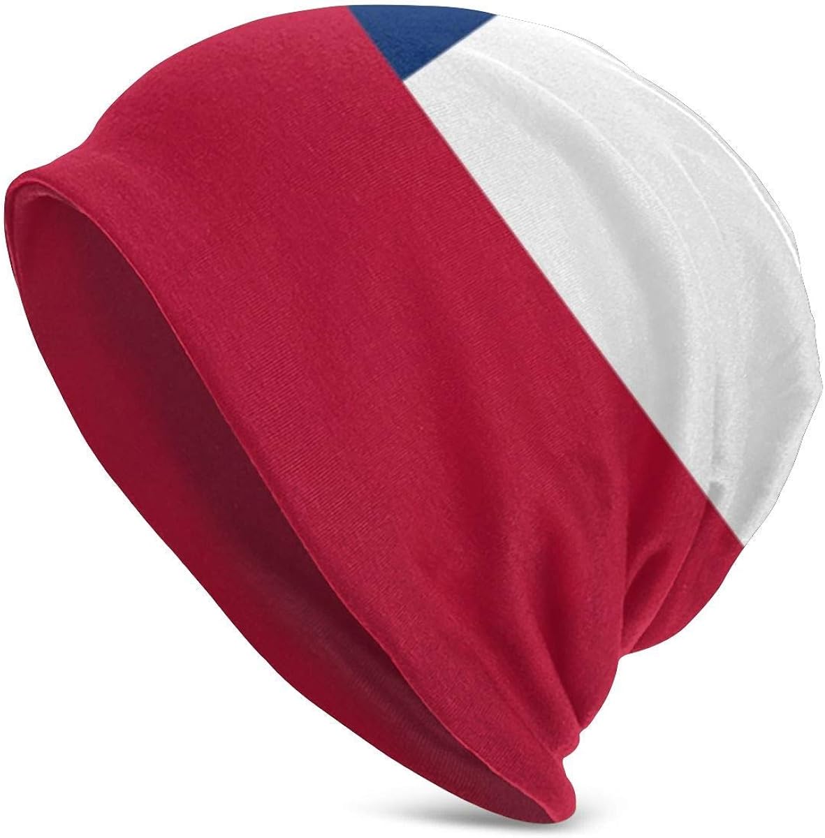 XDZ8JA Men's Beanie Hat Chile Flag Knit Hat Soft Warm Hats Black