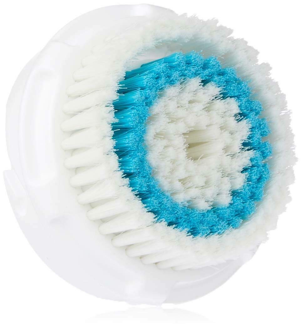 Facial Cleansing Brush Head Replacement, Facial Cleansing Brush Head, Exfoliator Facial Brush Head, For Clogged and Enlarged Pores(4-Pack Blue): Beauty