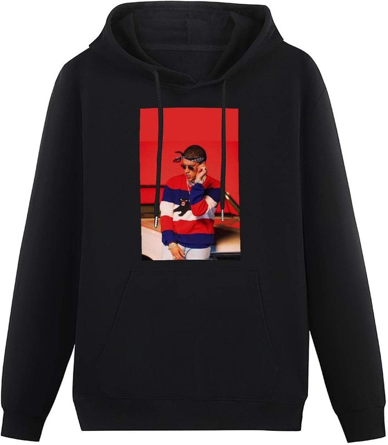 red bad bunny hoodie