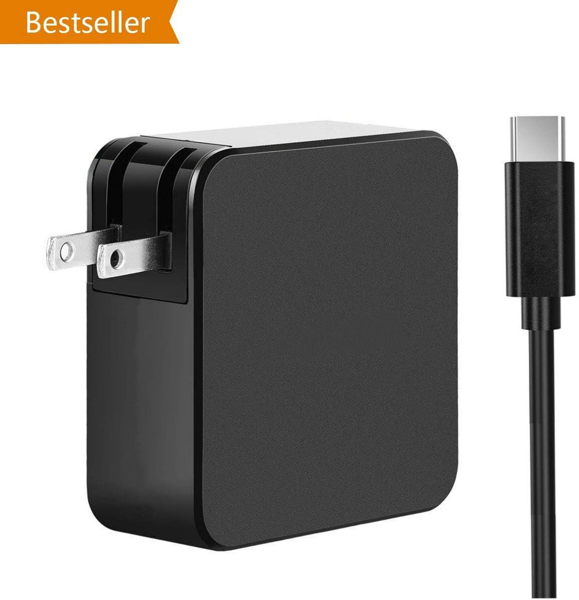 USB C 87W Charger for MacBook Pro13” 15” 2016 Mac Book Air 2018 Samsung,Nexus,Lenovo,ASUS,Acer,Dell USB-C Type C Power Supply Adapter Cord