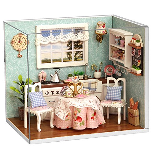 Flever dollhouse miniature diy house kit creative room …