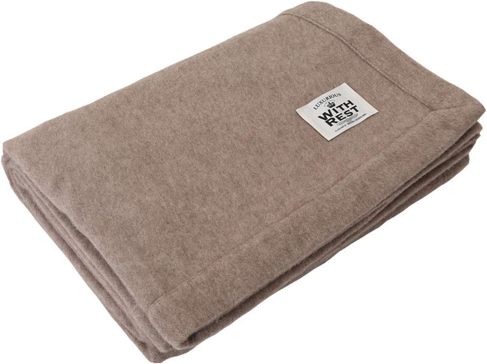 カシミヤ毛布 100% HOR-50200 毛羽 布団・毛布