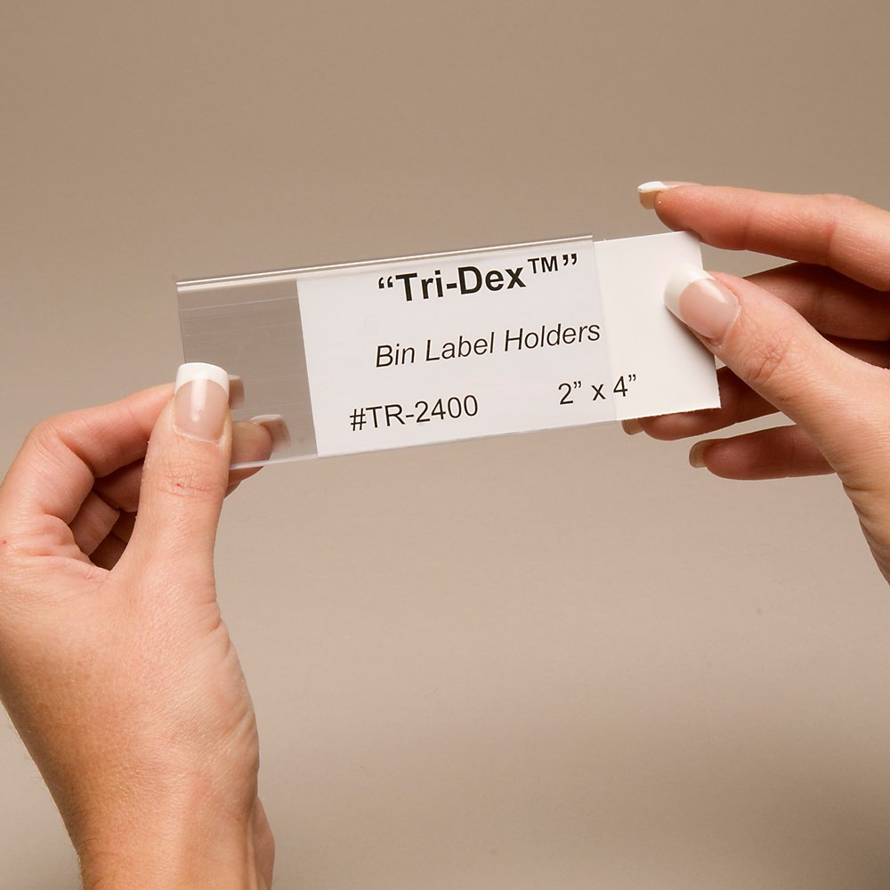 Aigner TriDex Label Inserts For Bin Label Holders Fits