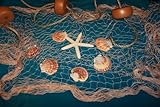 Fishing Net, 6 X 9 Ft Fish Net, Netting Shells, Starfish, Floats Decorative Nautical Decor Display, Outdoor Stuffs