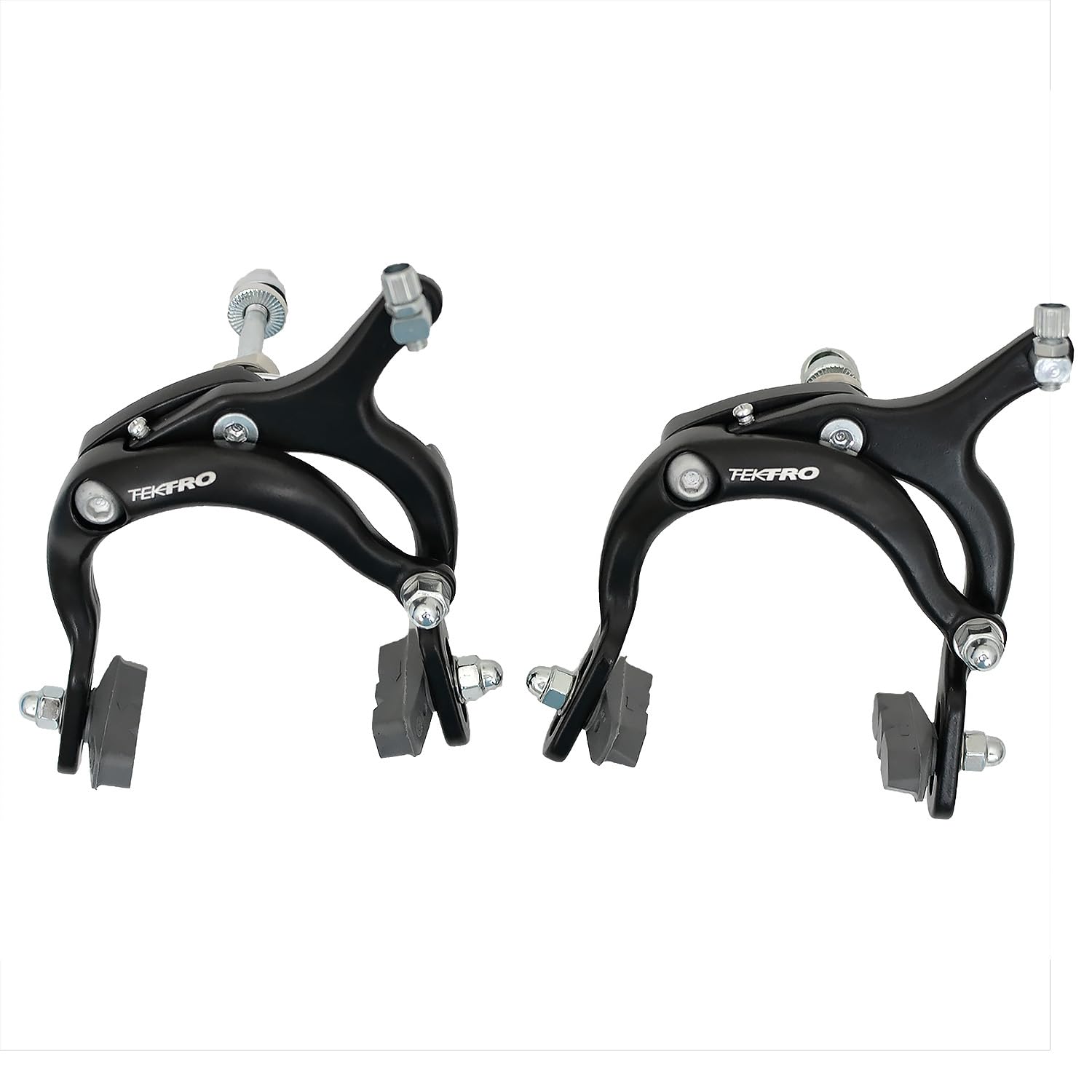 TEKTRO 900C Road Calipers Brake Set Dual Pivot 72-92mm Nutted Mount, Black, MH2827