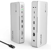 WAVLINK Intel EVO Certified Thunderbolt 5 Dock, 120Gbps, 140W PD, 8K | Thunderbolt 5 Docking Station hub TB5 Dock 8K Display 140W Max Charging 4X USB-A 3.2 TBT 5/4 Laptops laptop cooling system