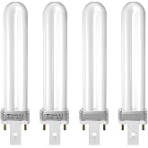 Shootingstar 4 Pack 21050 9-Watt Replacement Bulbs for Dynatrap and BURLAN | QH009A Flying Insect Trap, Dyna Trap DT3009, DT3019, and DT3039 Indoor Insect and Mosquito Trap, UV Light Bulb