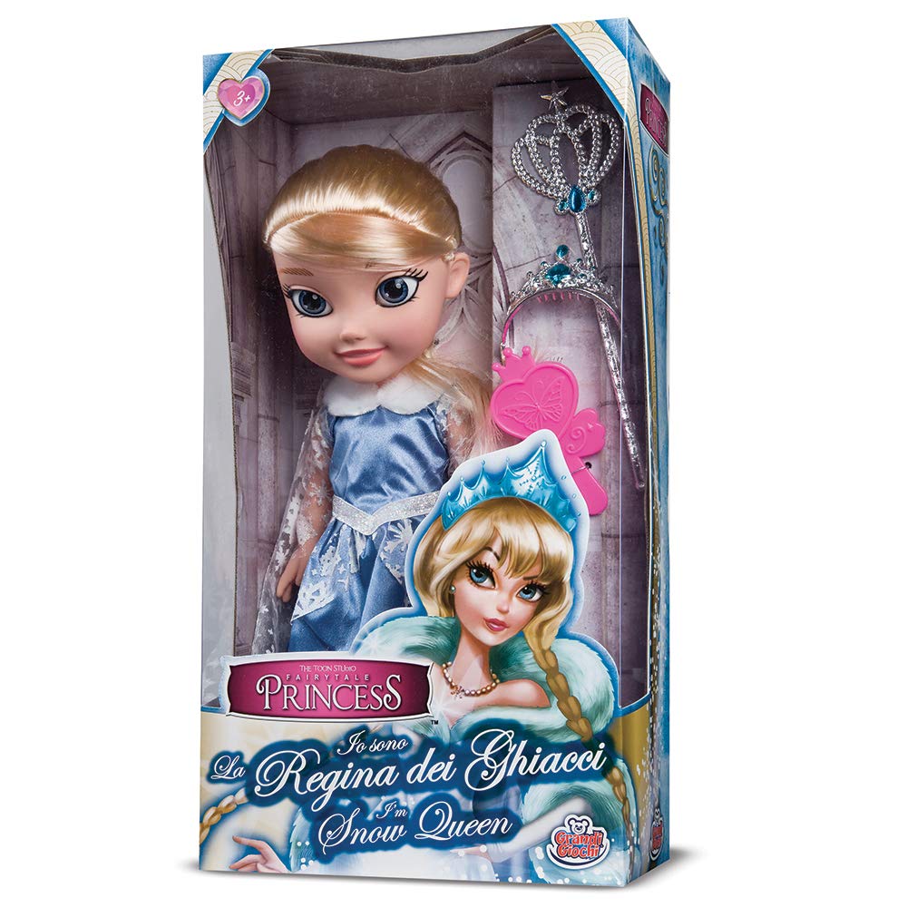 Grandi Giochi GG02934 Ice Queen Doll 38 cm High