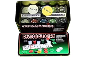 Lynkaye Poker Chip Set with Aluminum Storage Box,Two Decks of Standard Playing Cards,Big Blind,Casino Style Chip for Texas Home Game Holdem Poker Nights,Blackjack,Roulette Games,Casino Parties