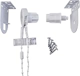 FURNISHED 25mm Metal Bracket Upgrade Roller Blind Fittings White Heavy Duty view 2