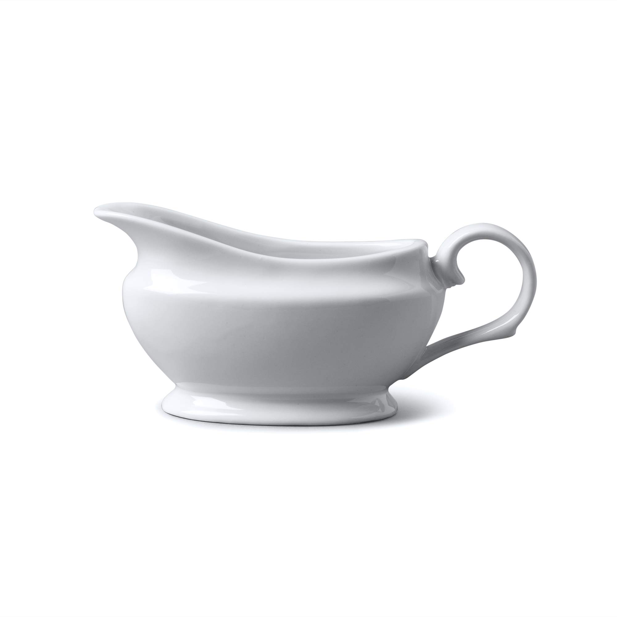 WM Bartleet & Sons 1750 T404 Traditional Porcelain Gravy and Sauce Boat 114ml, White โ image 1
