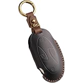 Hontumax Genuine Leather key fob cover case for Hyundai Sonata 2025 2026