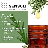 SENSOLI Rosemary Essential Oil 10ml 100% Pure Amber Glass Dropper Bottle view 3