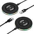 Pixel Wireless Charger for Google Pixel 9a 9 Pro XL Fold 8a 8 Pro 7a 7 Pro 6 Pro, 15W Android Wireless Charger Station Fast Charging Pad for Samsung Galaxy S25 Ultra S24 FE S23 S22 S21 S20 Z Flip 6