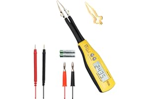 GOYERRNES Digital SMD Tester, Auto Ranging Intelligent Resistance Capacitance Diode Zener LED Battery Power Multi Meter Tweezer