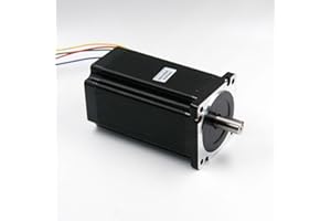 HOBBYUNLIMITED Nema 34 Stepper Motor 6A 12Nm (1700 oz-in) 156mm Length for CNC Router Mill Lathe