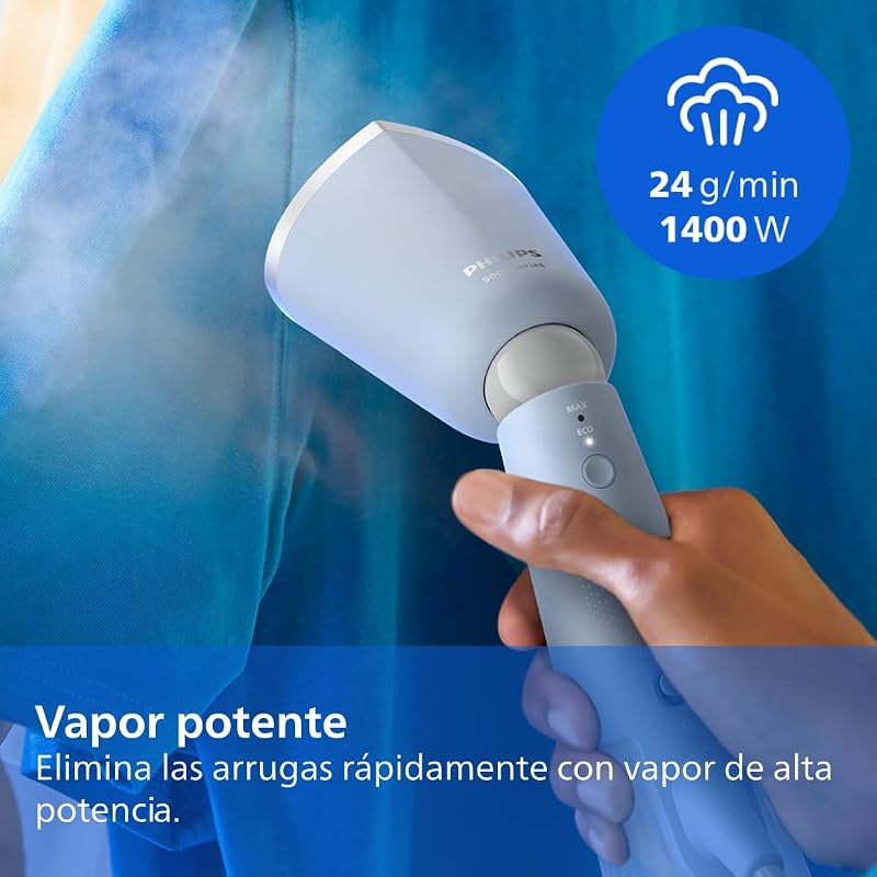 5000 Vaporizador Vertical Portátil, 1300 W, 24g/min, Azul