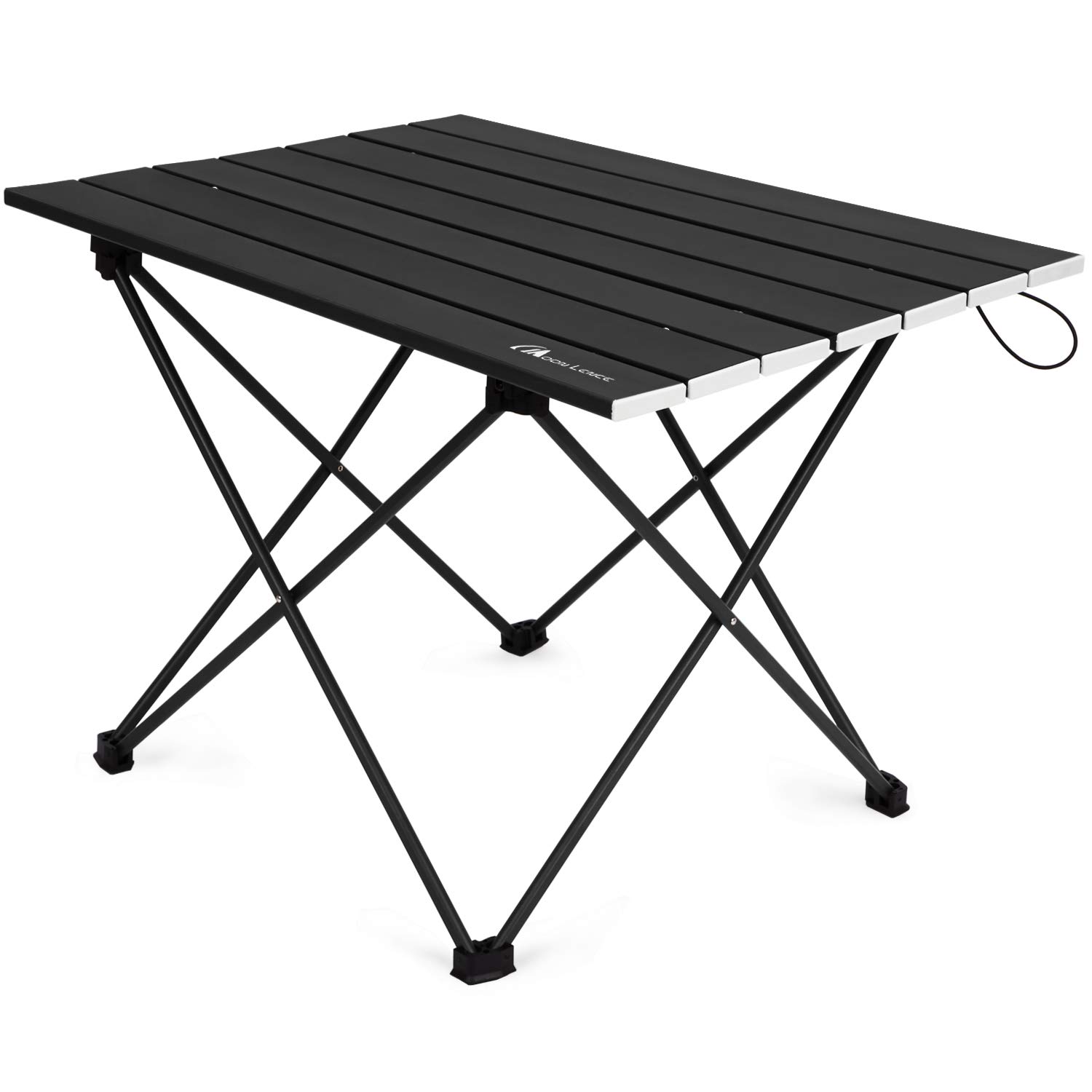 MOON LENCE キャンプテーブル アルミニウム合金 ロールテーブル アウトドア ハイキング BBQ 折りたたみ式 コンパクト 超軽量 収納袋つき M商品画像