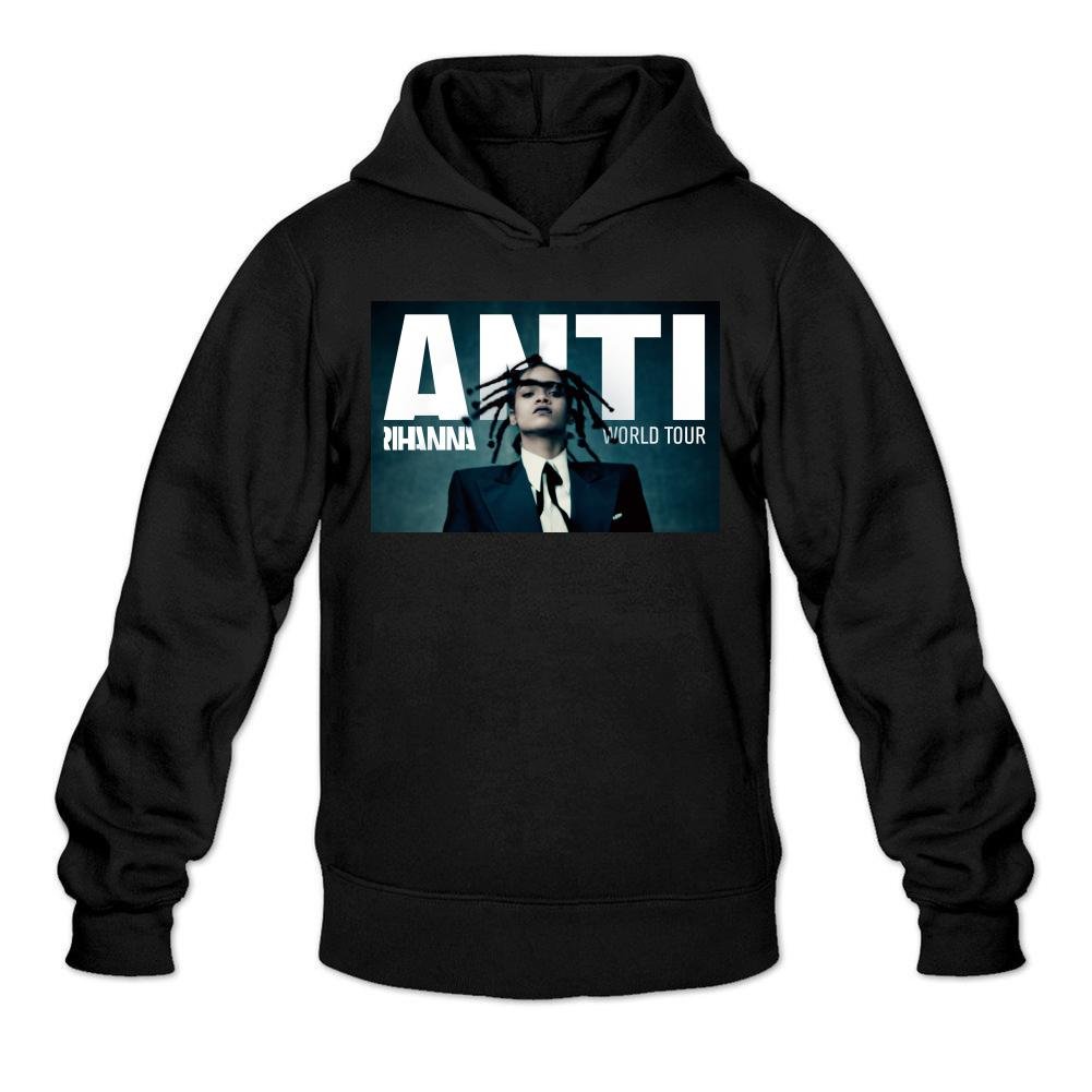 Juxing Men S Rihanna Anti Go On A World Tour Hoodie M Black 6624062324269 Amazon Com Books