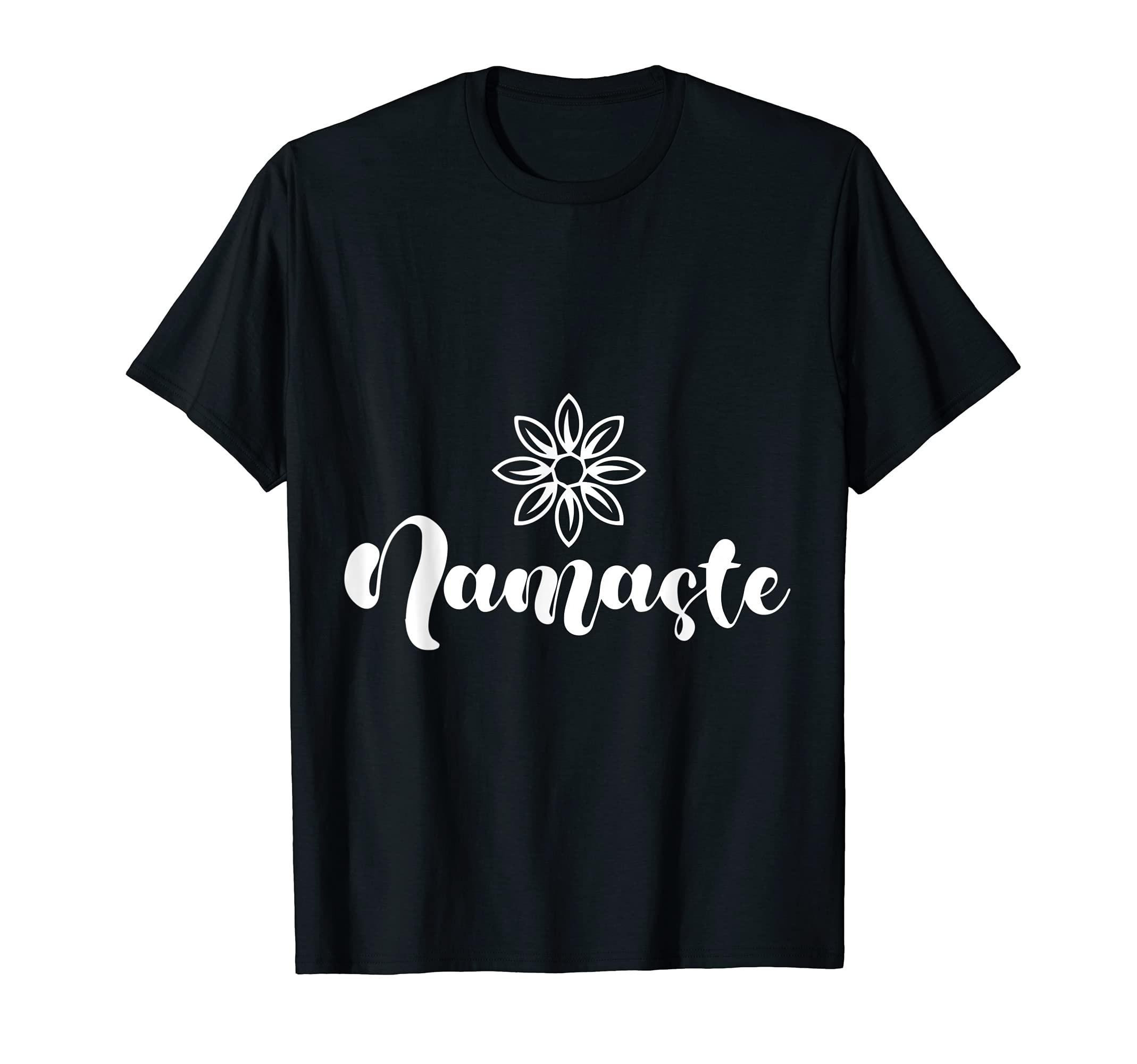 Yoga Namaste Flower Meditation Gratitude T-Shirt