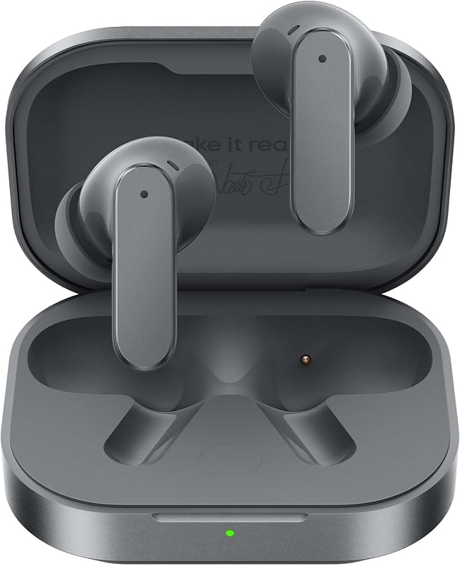Buds Air 8 Auriculares Bluetooth, 55dB ANC Adaptativo y 58h Autonomía, Auriculares Inalámbricos con 11+6 Mm Controlador, Ear-by AI Asistente y AI Traductor, Audio Hi-Res LHDC 5.0, IP55, Gris