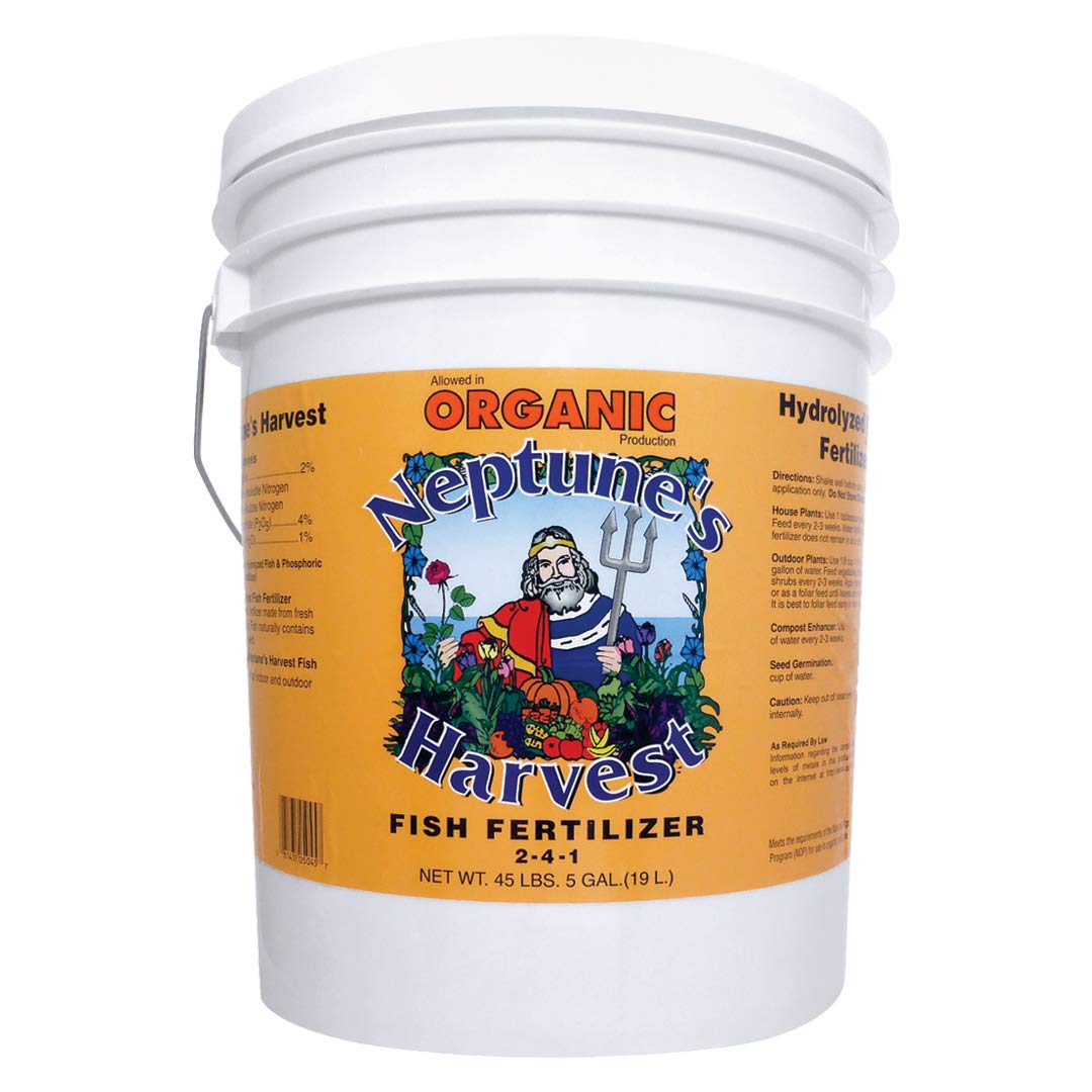 Neptune's Harvest Fish Fertilizer 2-4-1 (5 Gallon Pail) Image