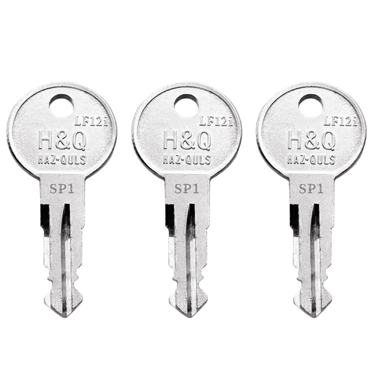 Photo 1 of (3) KeyPower SP1 - SP5 Keys for Hummer H3 Roof Rack Cross Bar Lock, Pre Cut to Key Code (SP1)