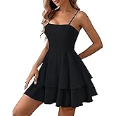 BNGD Women's Backless Bow Tie Spaghetti Strap Mini Dress Sexy Club Party Dresses