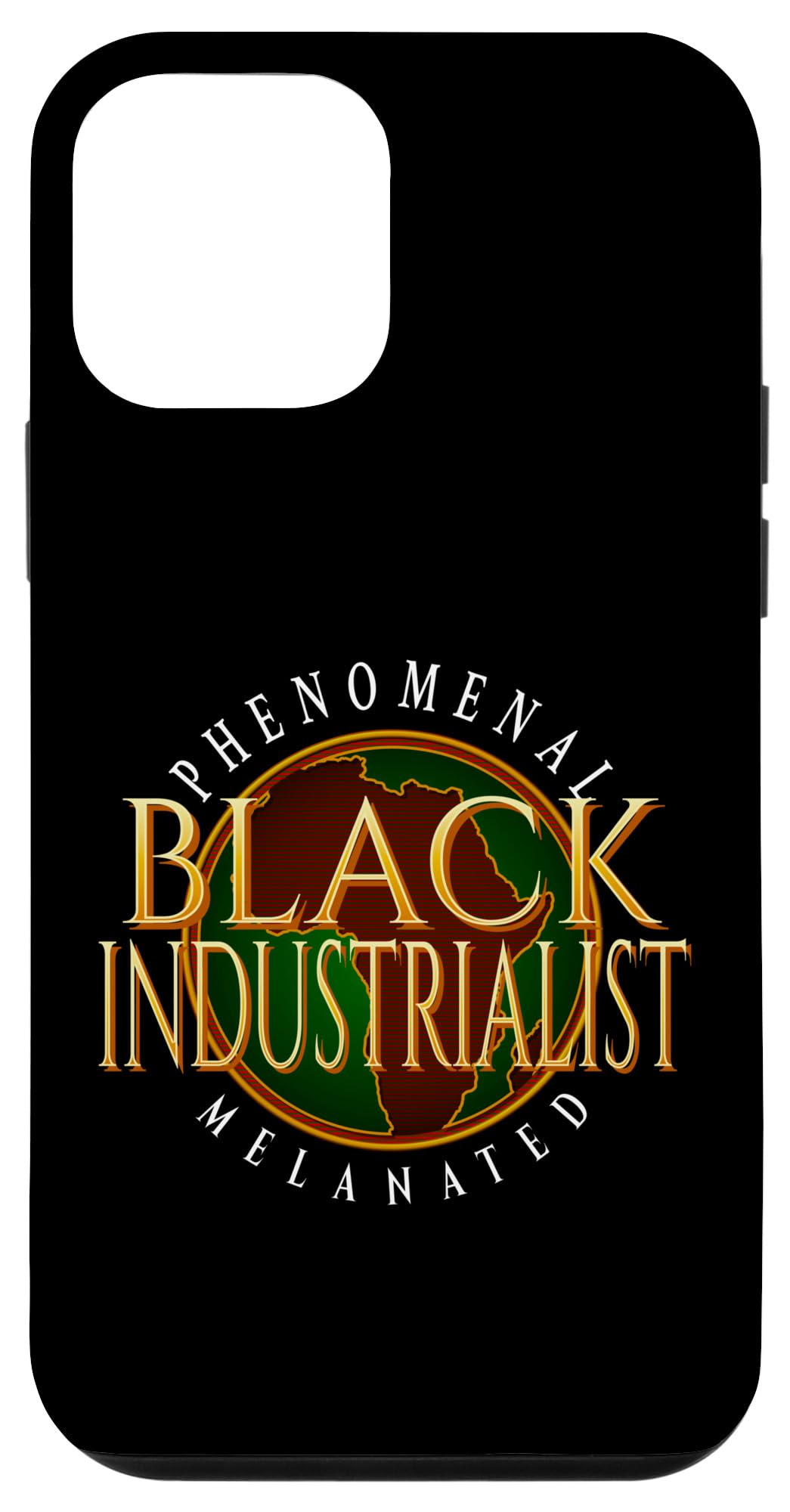 iPhone 12 mini Black Industrialist Phenomenal Melanated Case
