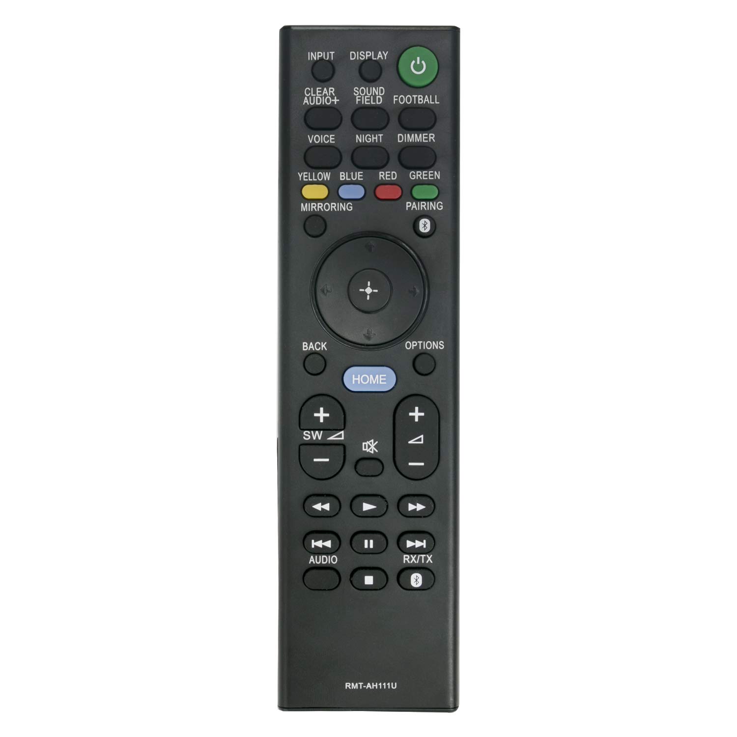 VINABTY RMT-AH111U Remote Control replacement fit for Sony HT-RT5 HT-ST9 SA-RT5 SA-SLRT5 SA-SRRT5 SA-WRT5 SA-ST9 SA-WST9 Home Theater System