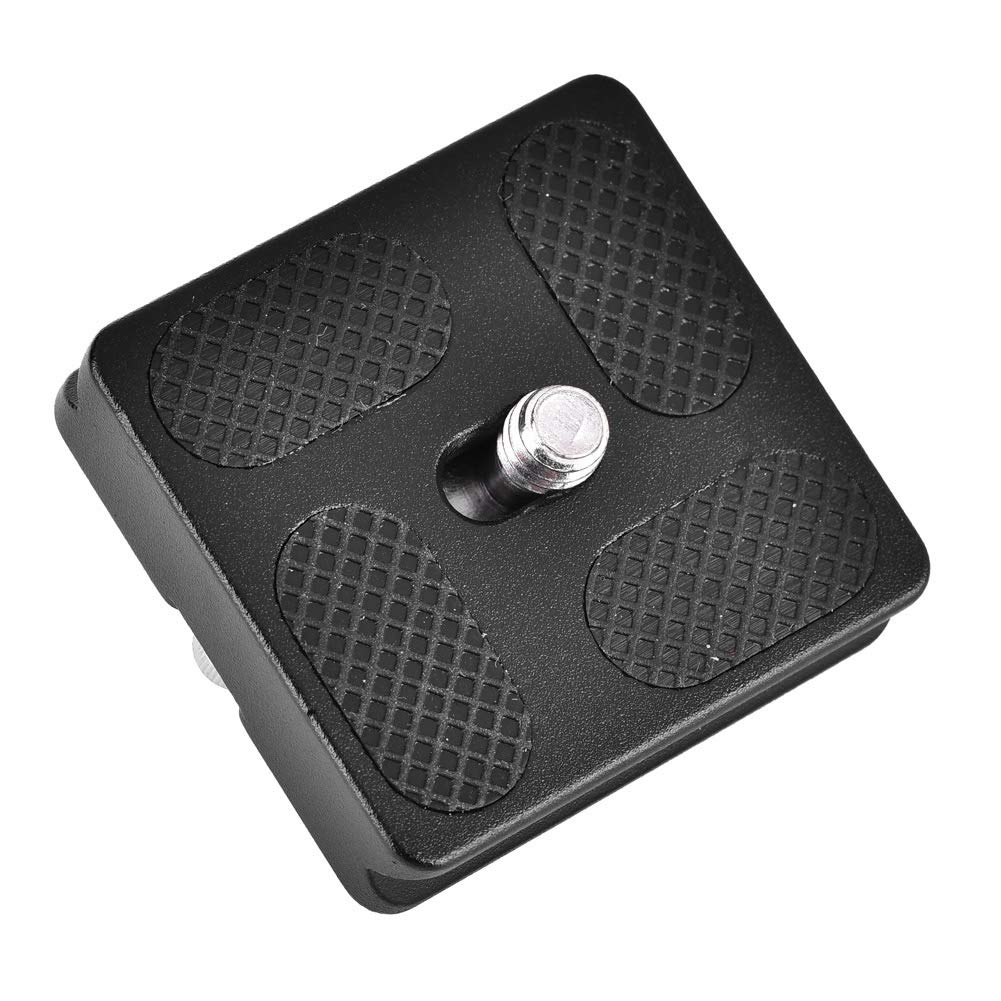 Quick Release Plate Camera Mounting Platewith 1/4inch Screw Mount for Arca Monopod Tripod Ball Head SLR Camera (PU40)