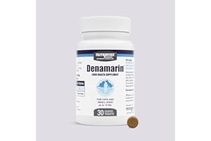 Nutramax Laboratories Denamarin Liver Health Supplement for Small Dogs and Cats - With S-Adenosylmethionine (SAMe) and Silybin, 30 Tablets