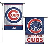 MLB Chicago Cubs 12x18 Garden Style 2 Sided Flag, One Size, Team Color