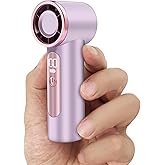 DUILOG iFan, Portable Mini Handheld Fan, Personal Small Turbo Fans Rechargeable for Travel - Purple